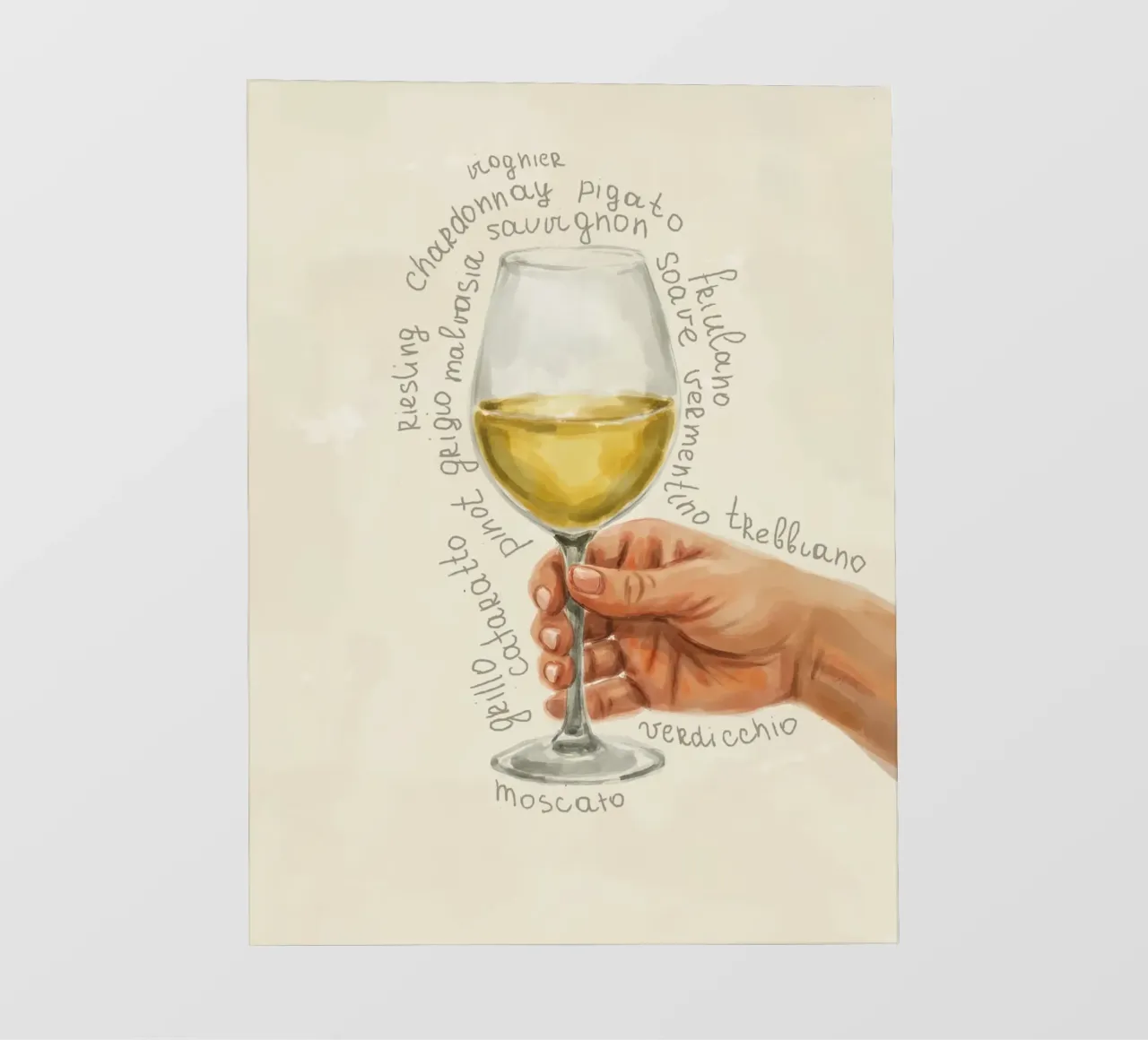Vino bianco telo in pvc da Indigo Rain