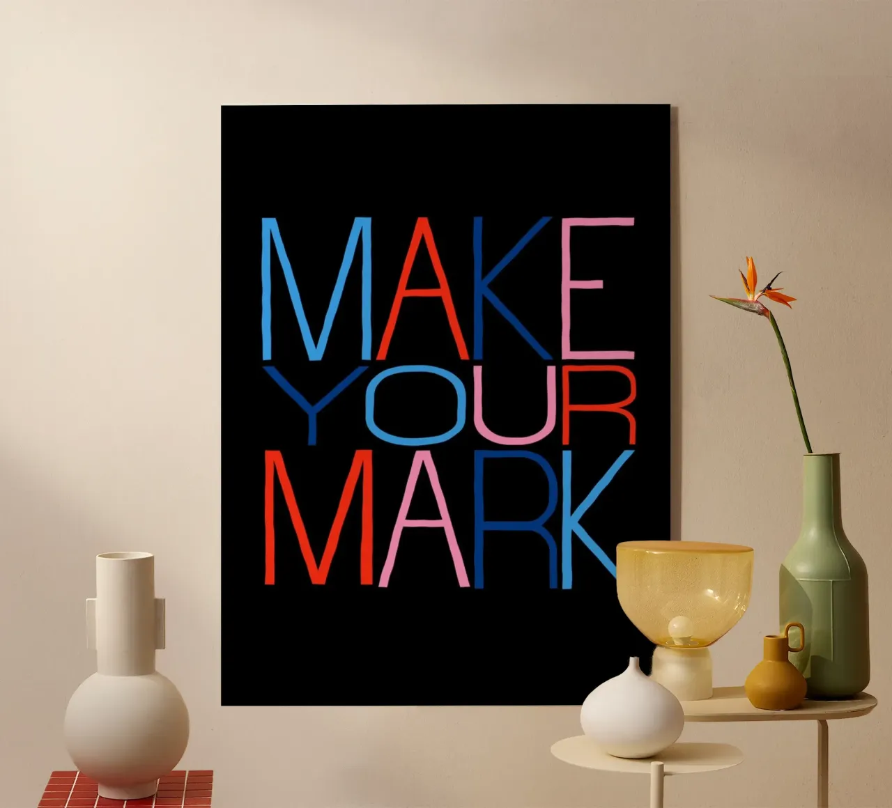 MAKE YOUR MARK Acryl-Glas von Mat Voyce