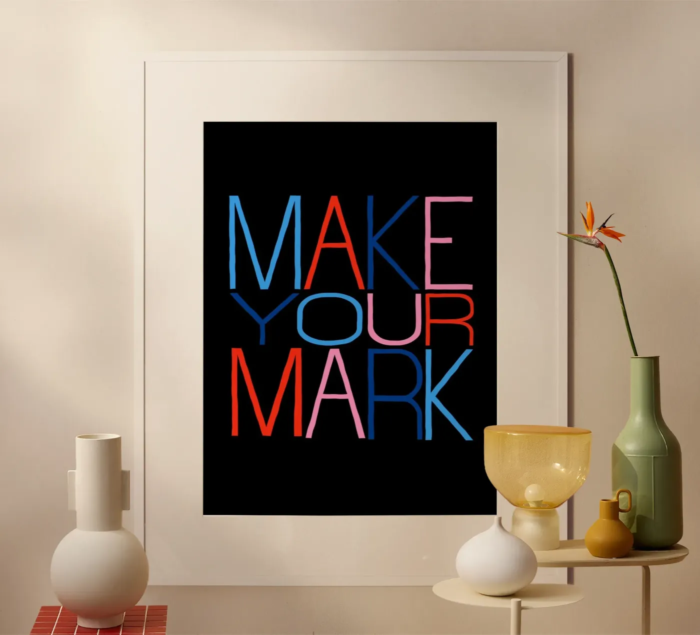 MAKE YOUR MARK poster by Mat Voyce