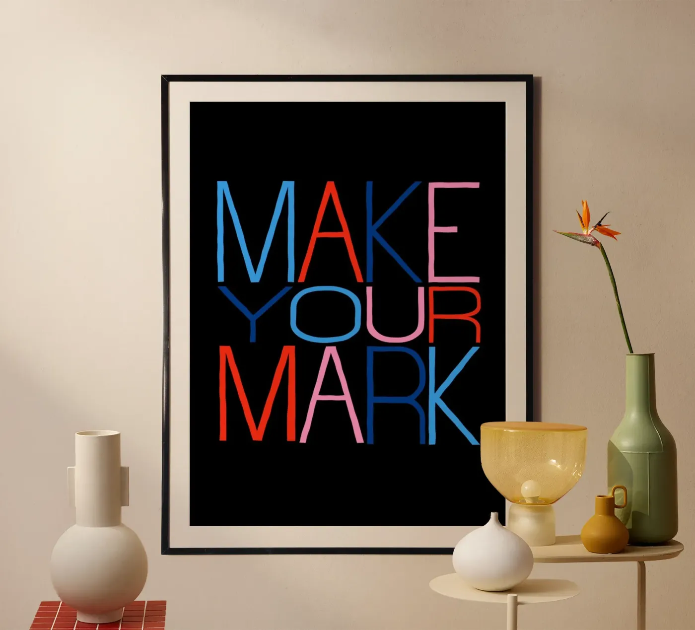 MAKE YOUR MARK poster by Mat Voyce