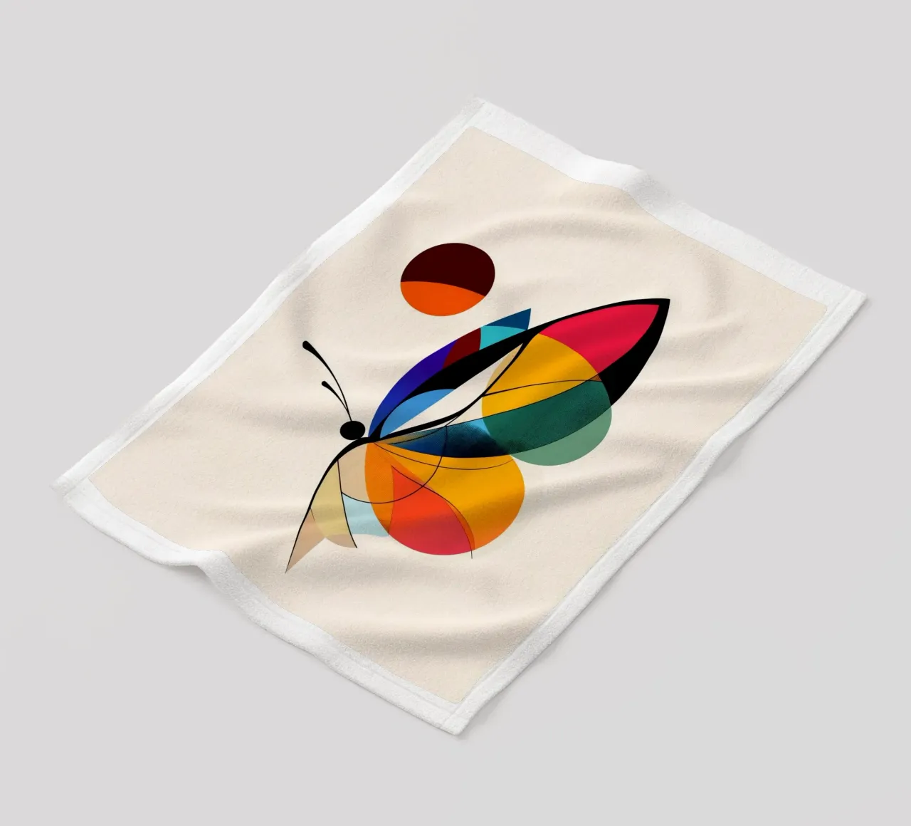 Glass butterfly fleece blanket by DreamPixel