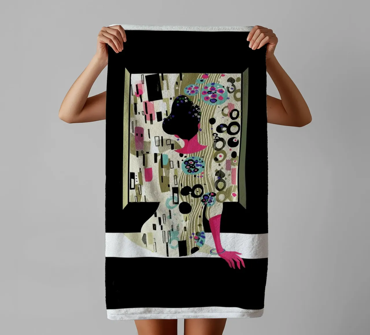 Klimt asciugamano da bagno da Pietari Posti