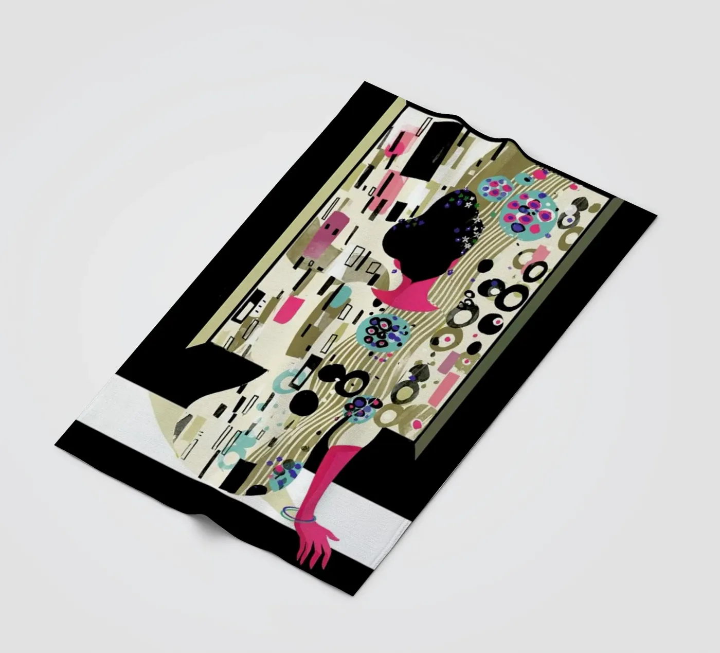 Klimt Fleecedecke von Pietari Posti