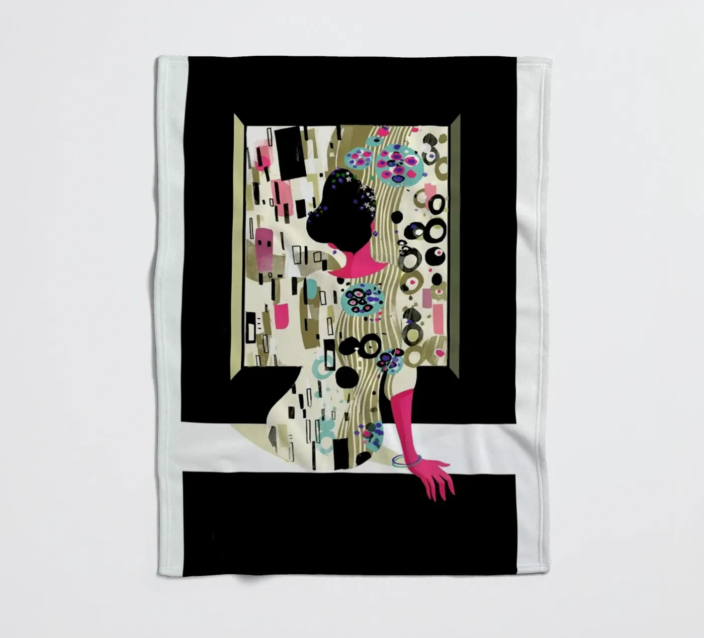 Klimt Fleecedecke von Pietari Posti