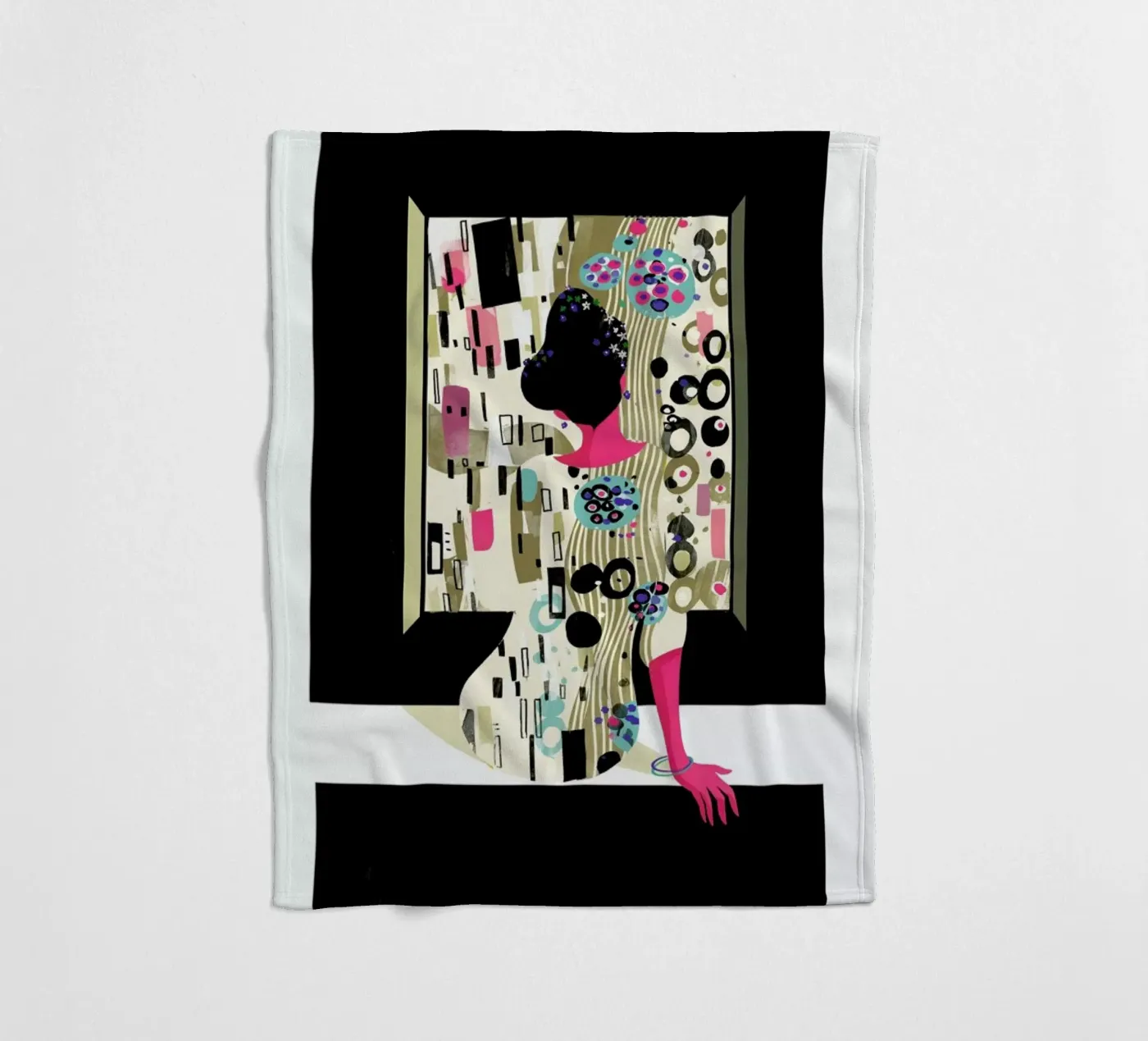 Klimt Fleecedecke von Pietari Posti