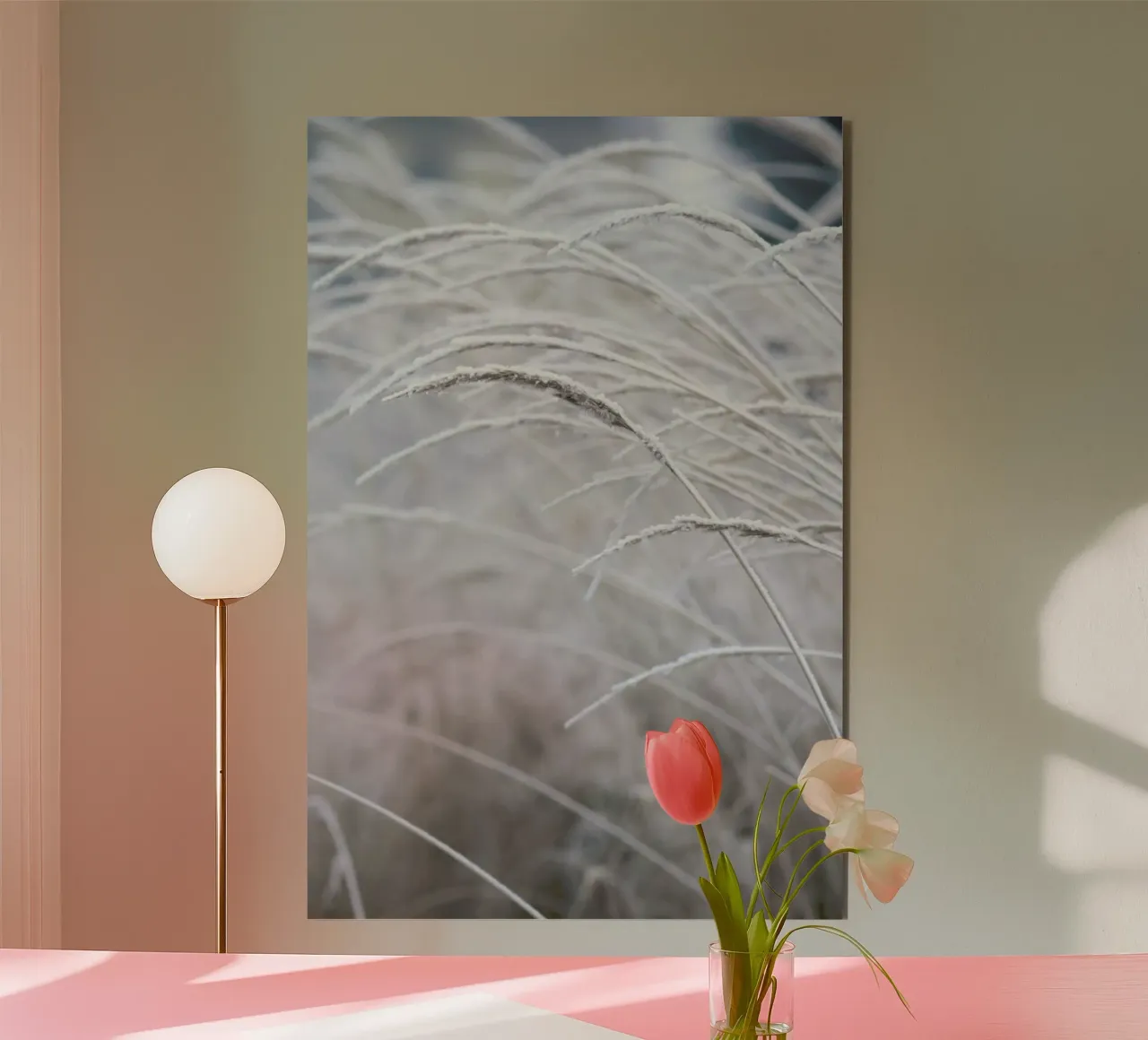 White & Calm alluminio dibond da Studio Nahili