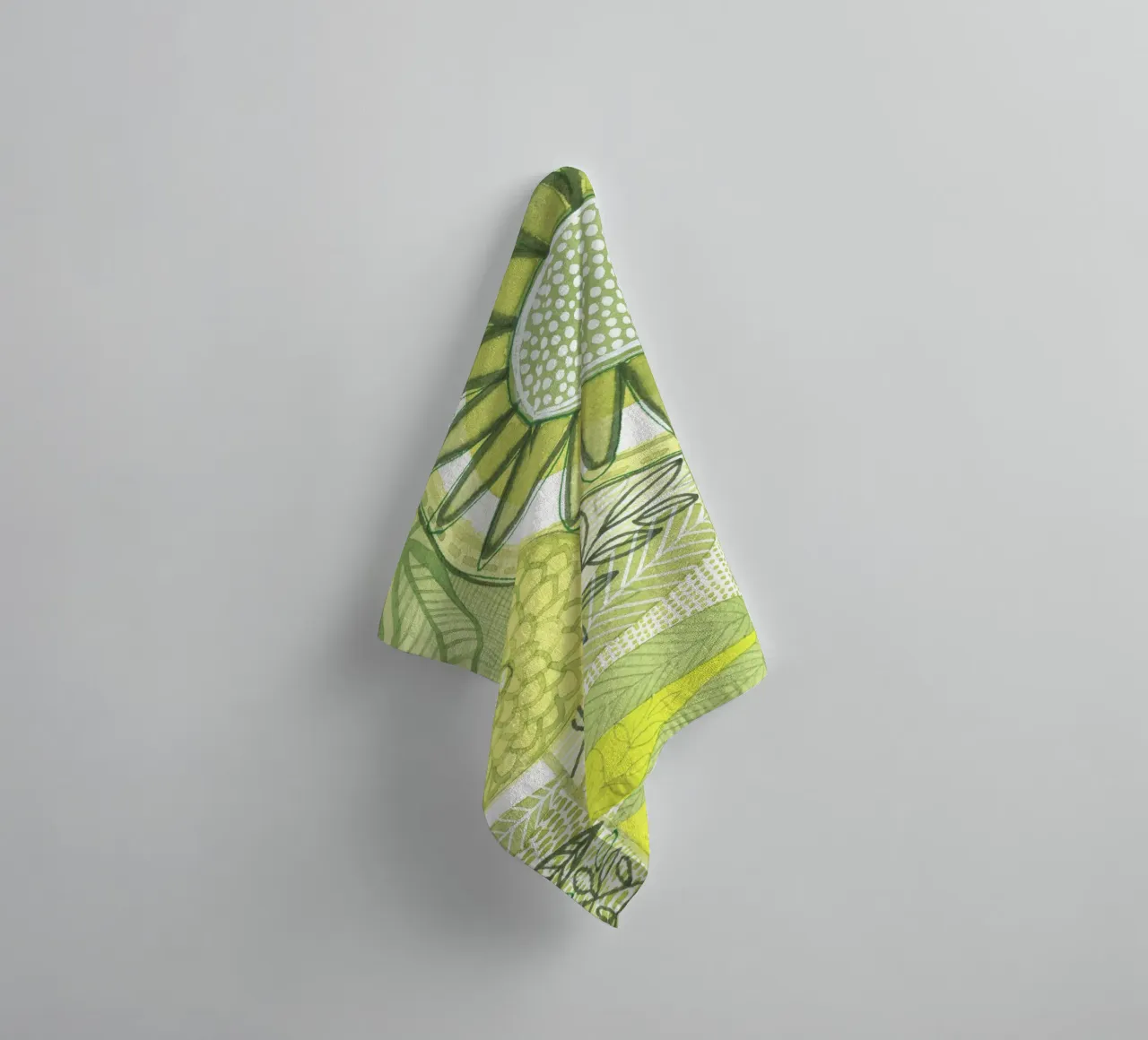 Susan Zwart - Botanisch 22 badhanddoek van The Artcircle