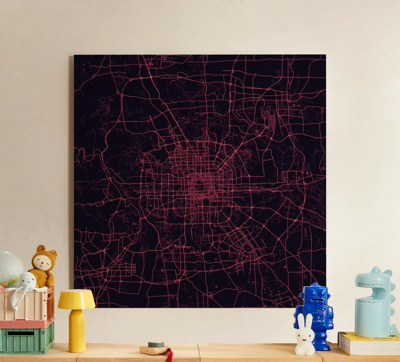 Bejing Purple plexiglass da Urban Maps