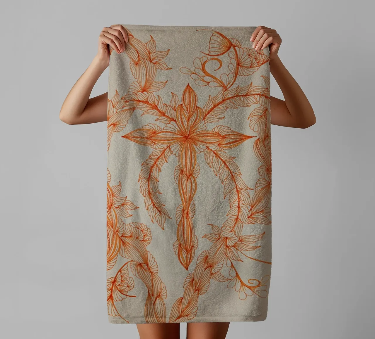 The light of faith towel by L'Atelier des merveilles