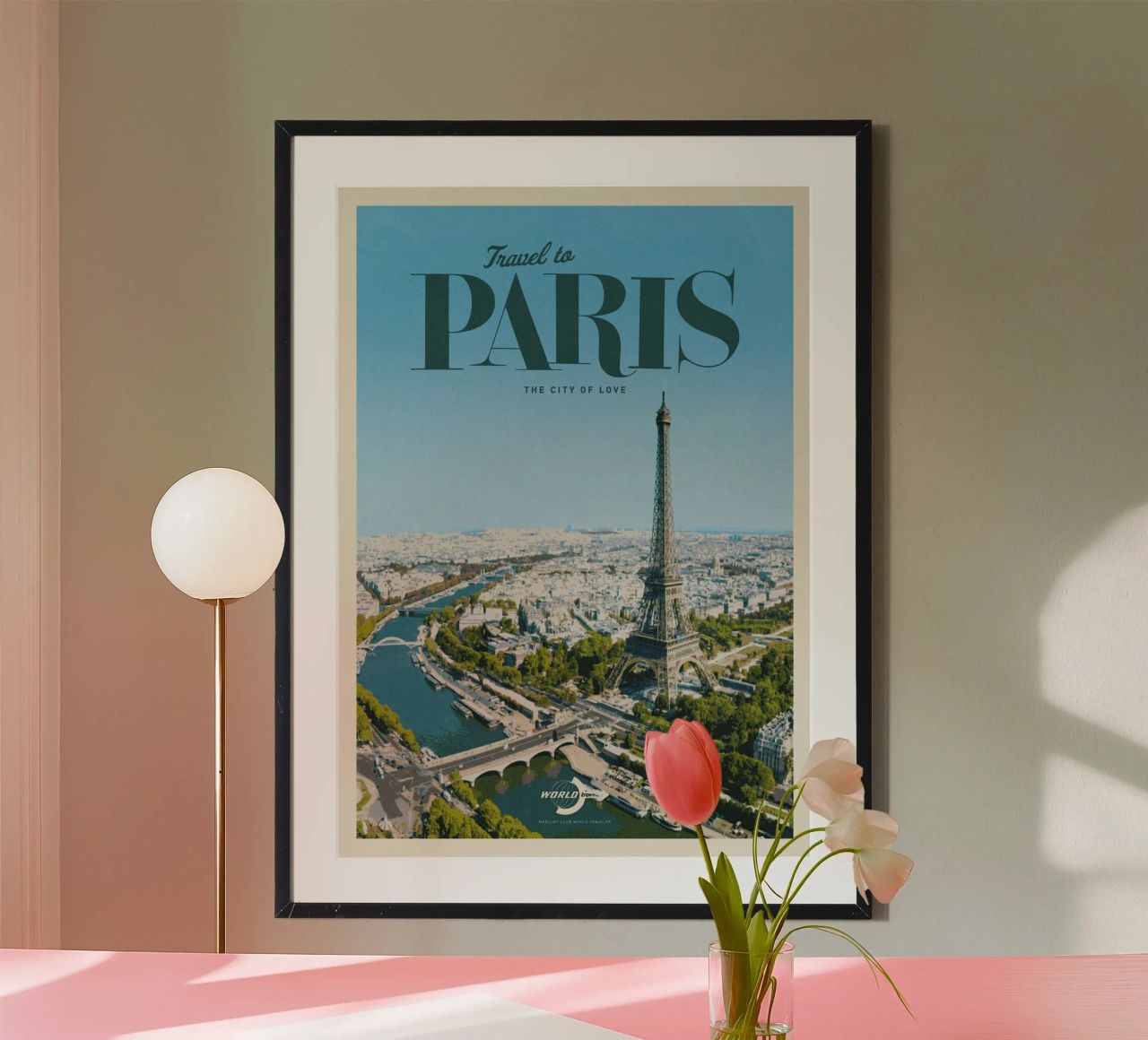 Voyage à Paris poster de Mercury Club