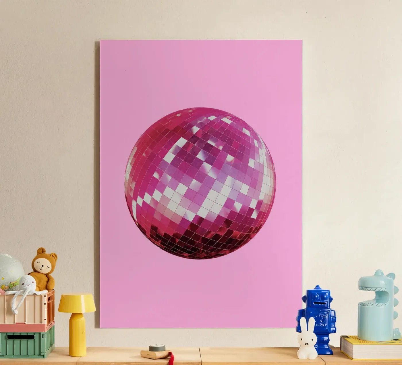 Pink Disco Ball plexiglass da Paigaam Studio