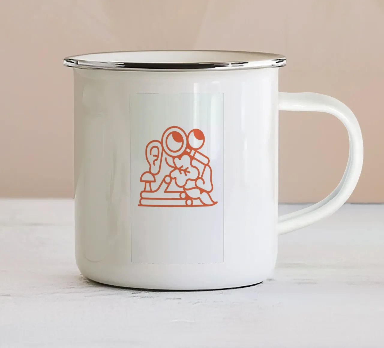 Inspector taza de esmalte de Tyler Dale