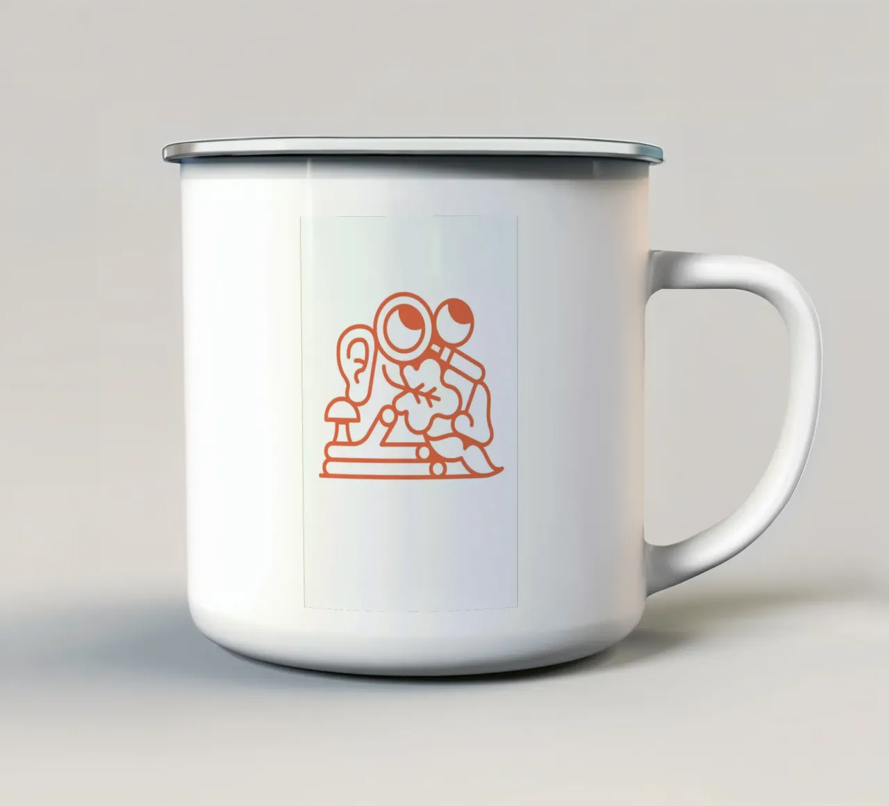 Inspector taza de esmalte de Tyler Dale