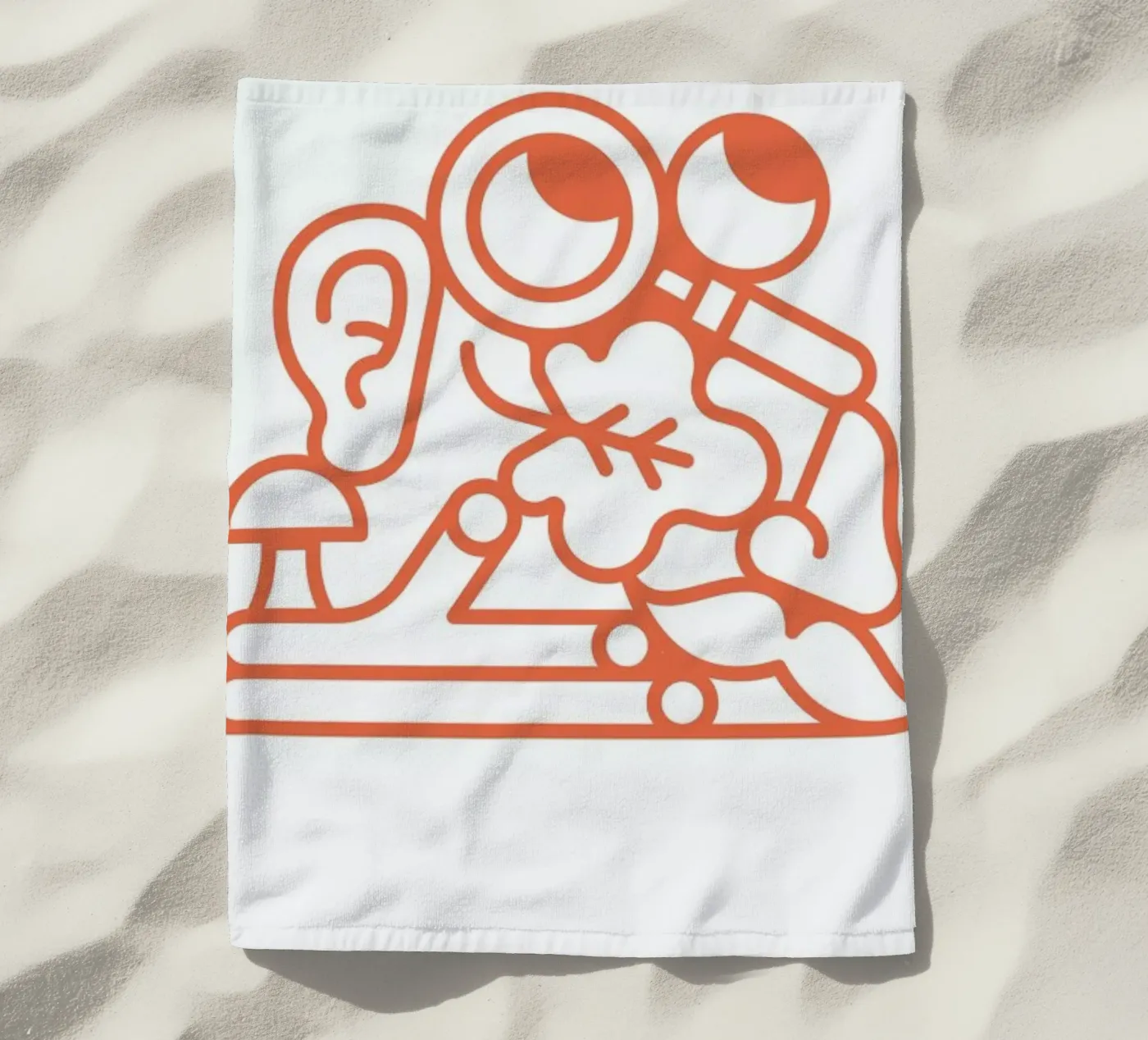 Inspector strandhanddoek van Tyler Dale