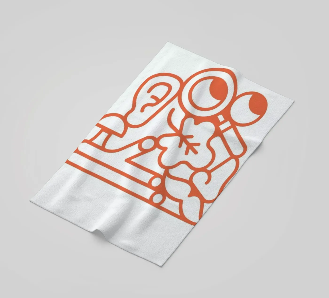 Inspector strandhanddoek van Tyler Dale