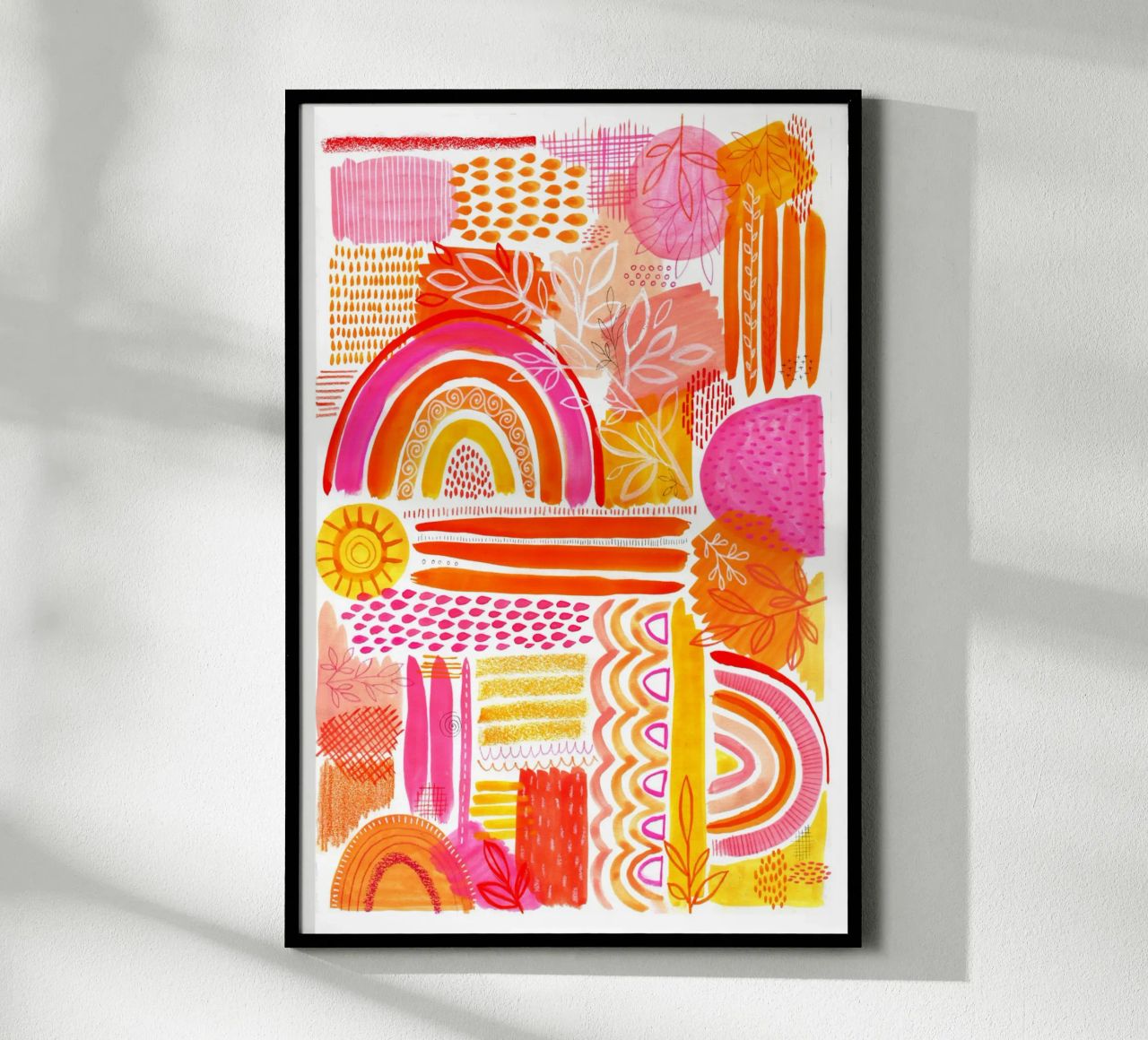 Susan Black - L'arc-en-ciel coloré poster de The Artcircle