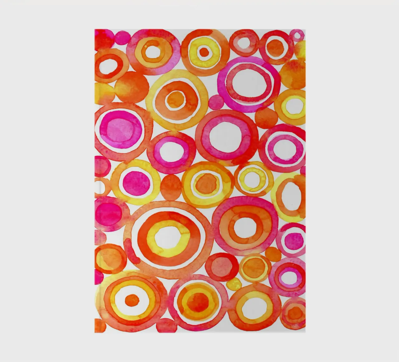 Susan Black - Hot Circles notebook by The Artcircle