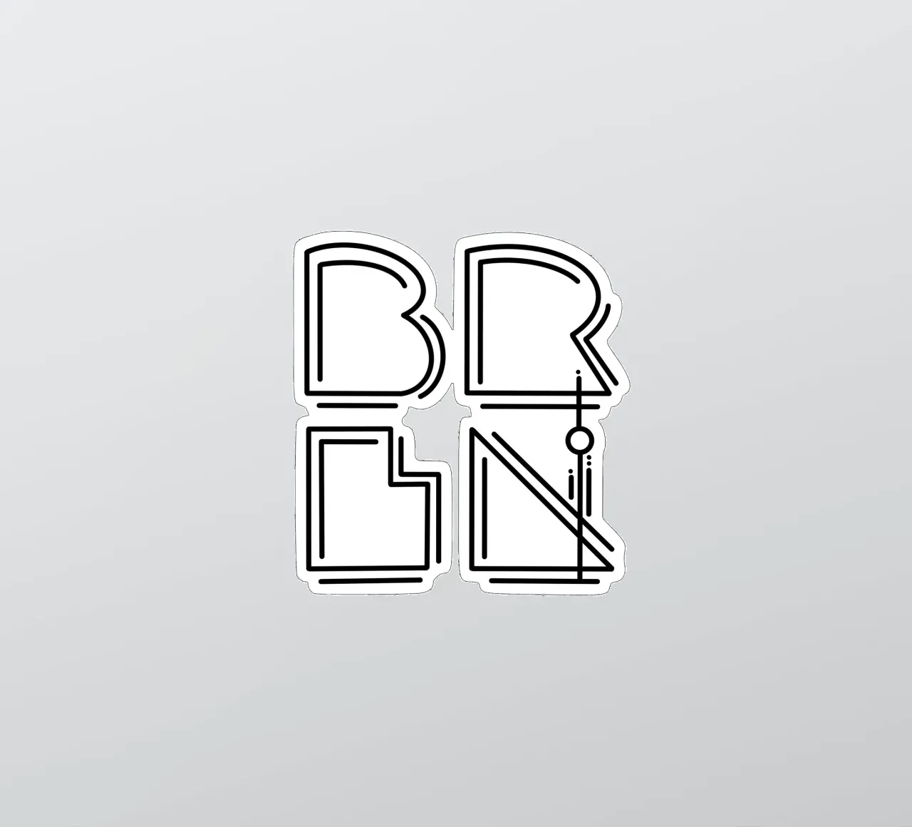 BERLIN 2 sticker by LIMITED EDITION LETTERS