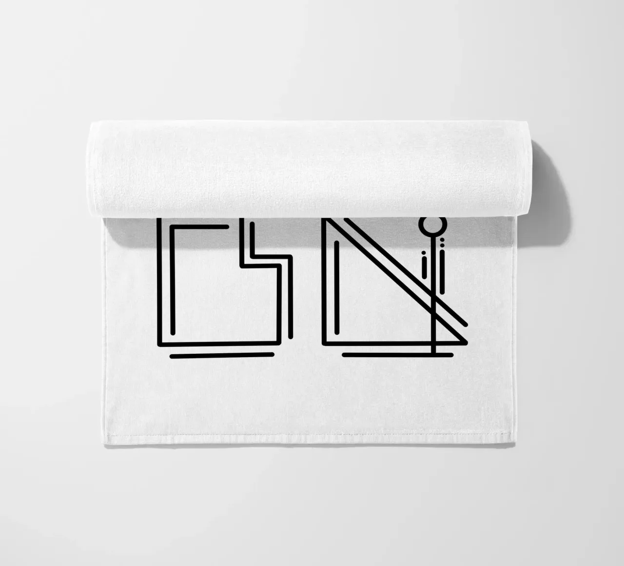 BERLIN 2 beach towel by LIMITED EDITION LETTERS