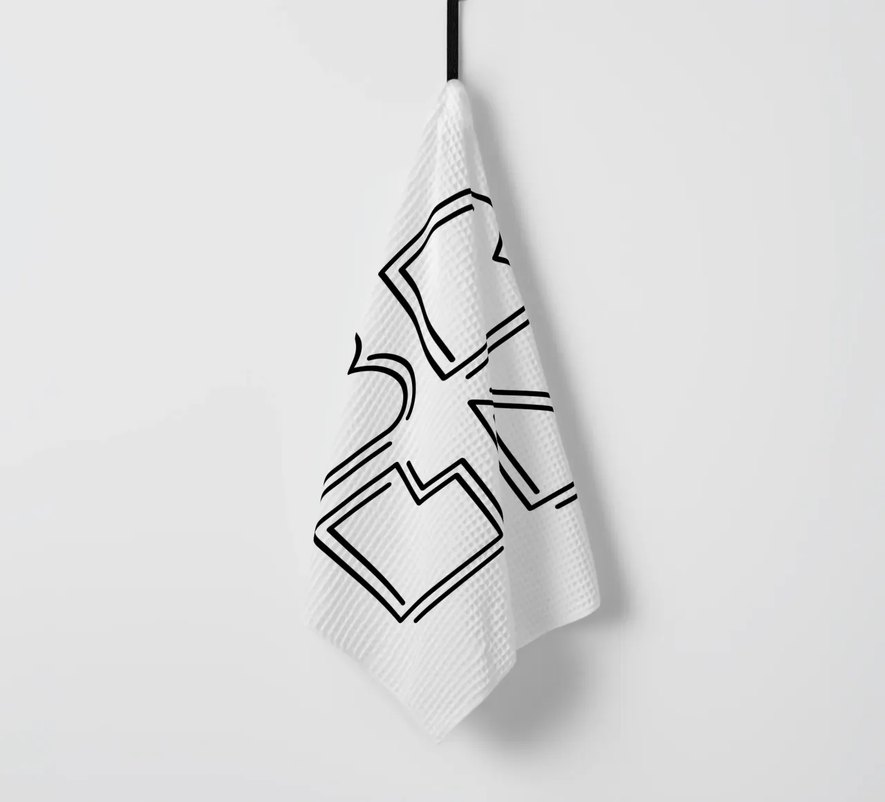 BERLIN 2 tea towel by LIMITED EDITION LETTERS