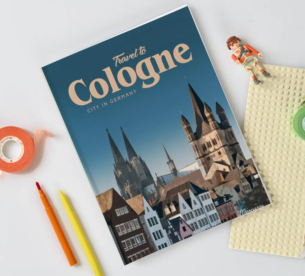Travel to Cologne notebook by Mercury Club
