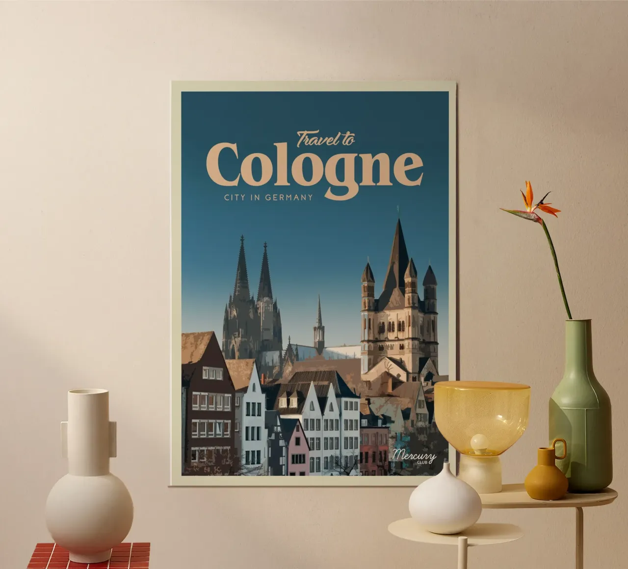 Viaggio a Colonia carta hahnemühle da Mercury Club