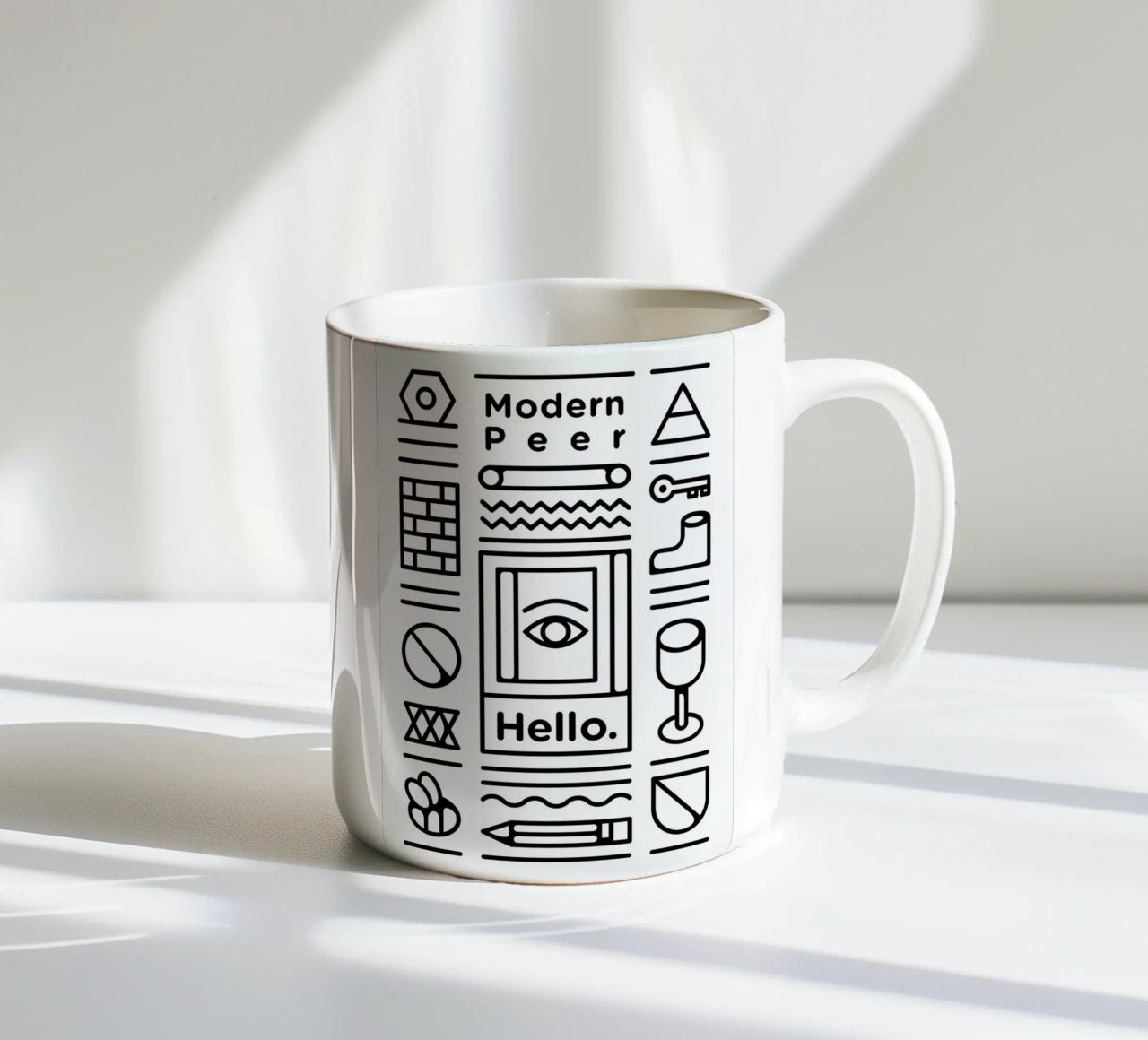Modern Peer tazza in ceramica da Tyler Dale
