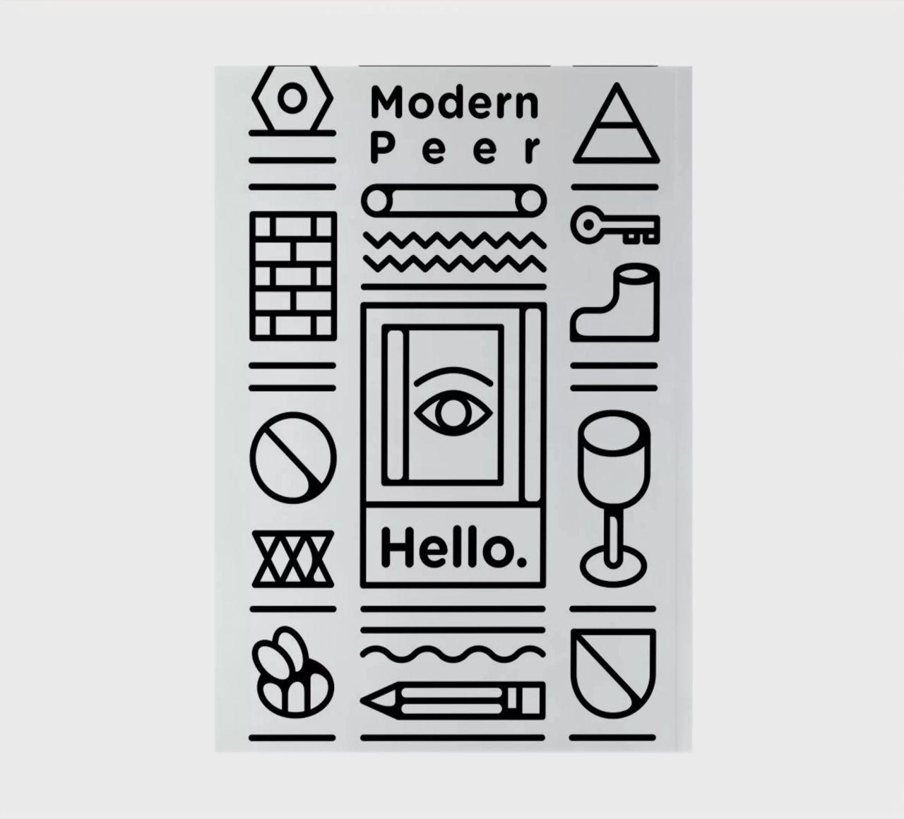 Modern Peer notebook by Tyler Dale