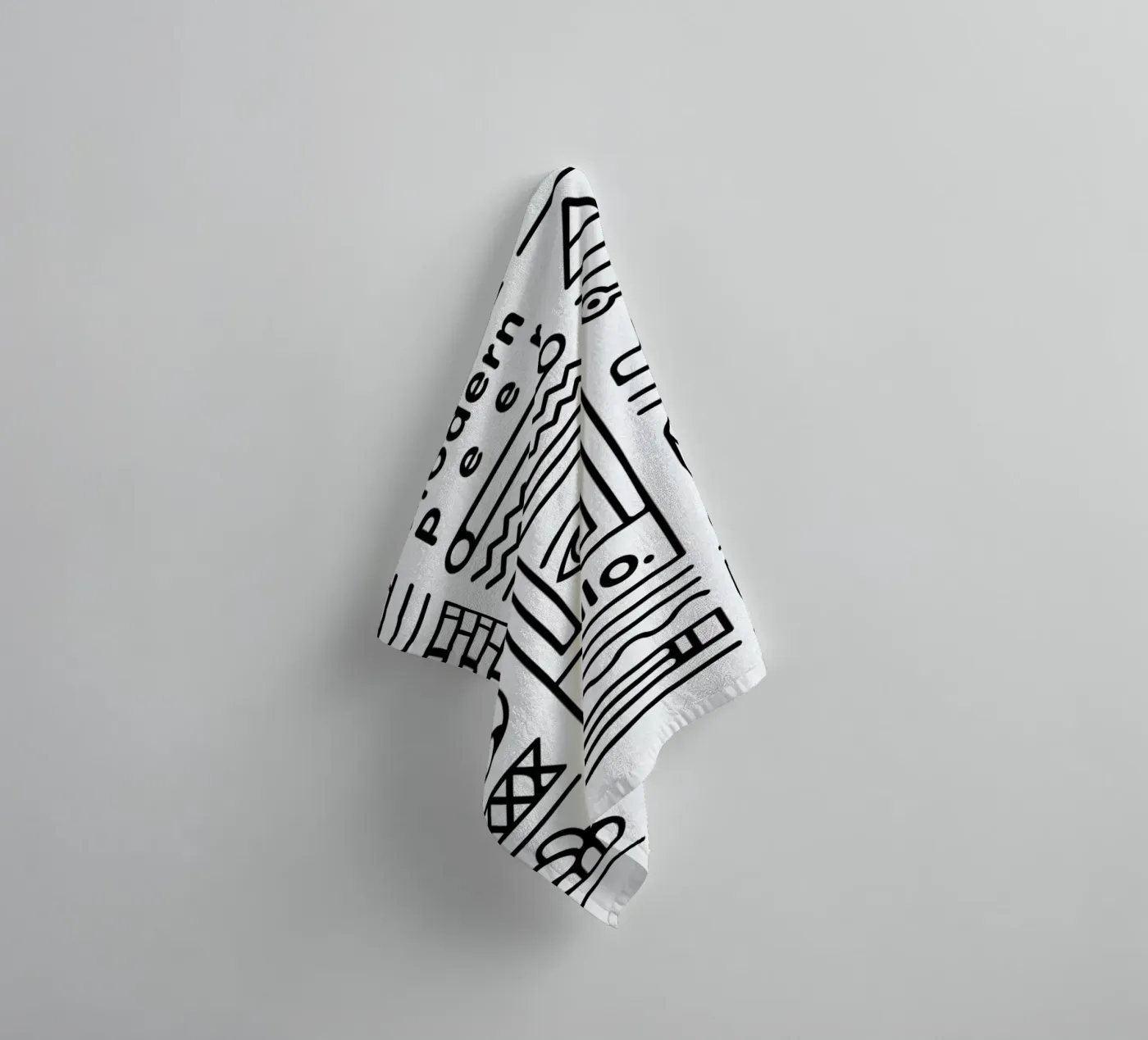 Modern Peer badhanddoek van Tyler Dale