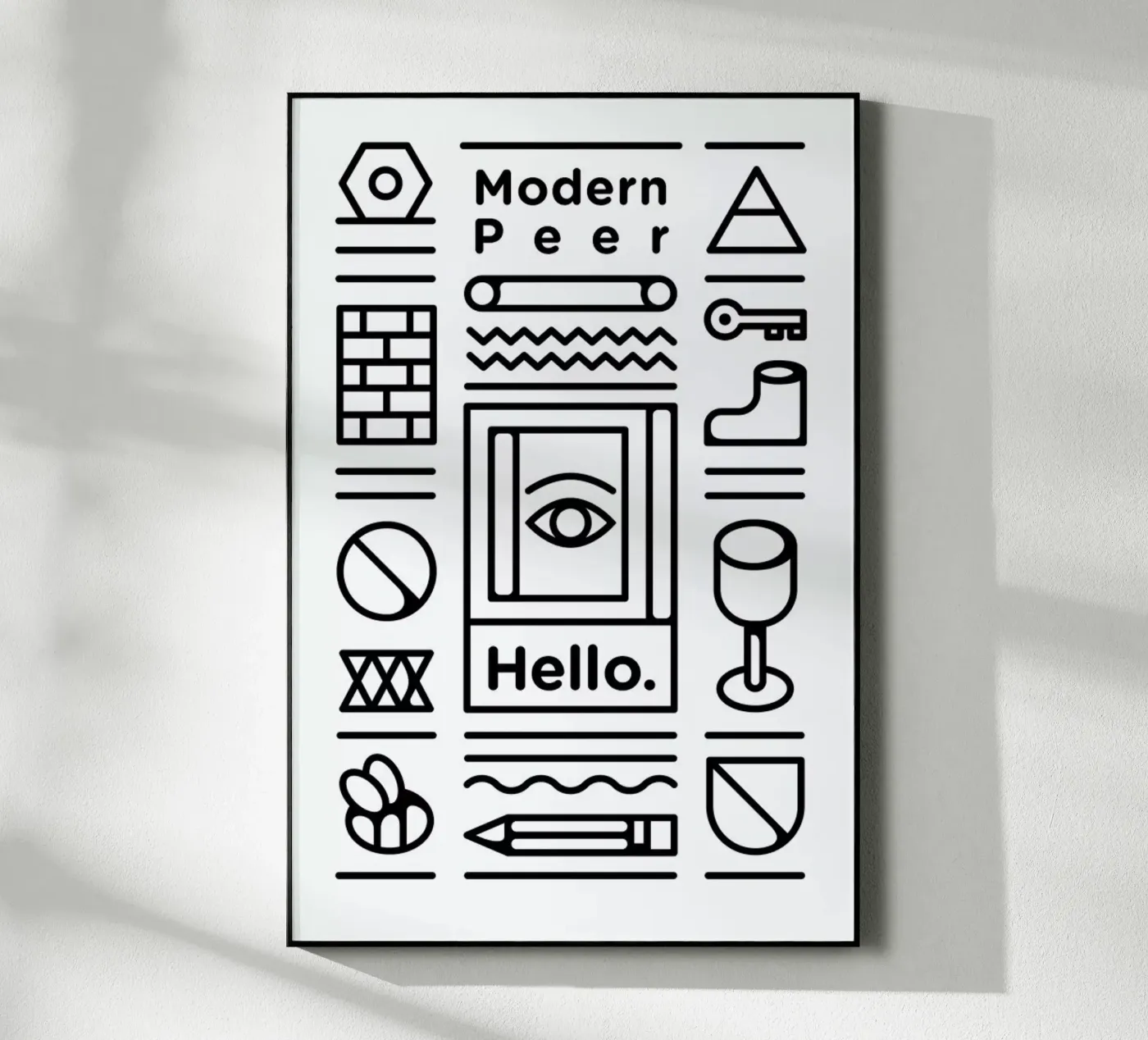 Modern Peer acrylic glass by Tyler Dale