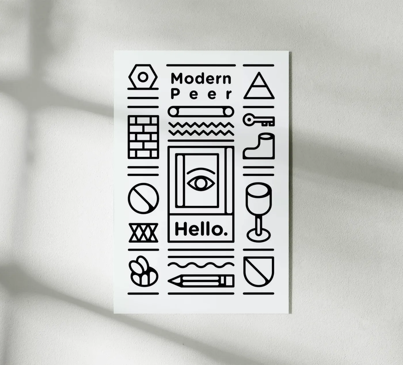 Modern Peer acrylic glass by Tyler Dale