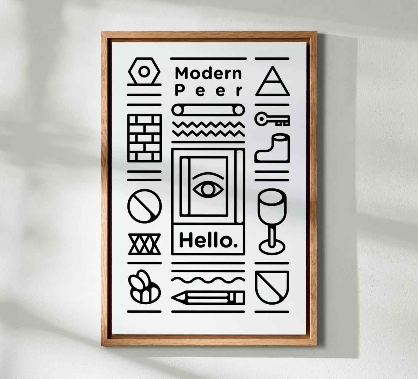 Modern Peer canvas by Tyler Dale