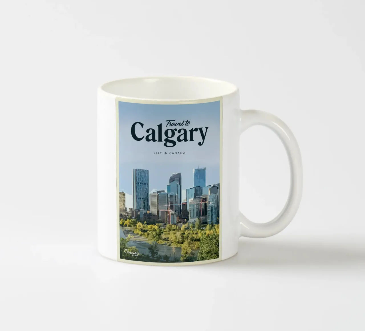Viaggio a Calgary tazza in ceramica da Mercury Club