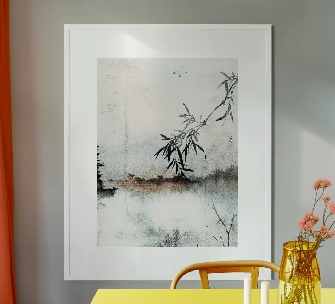 Japan Harmony No 12 poster con telaio in plastica da treechild