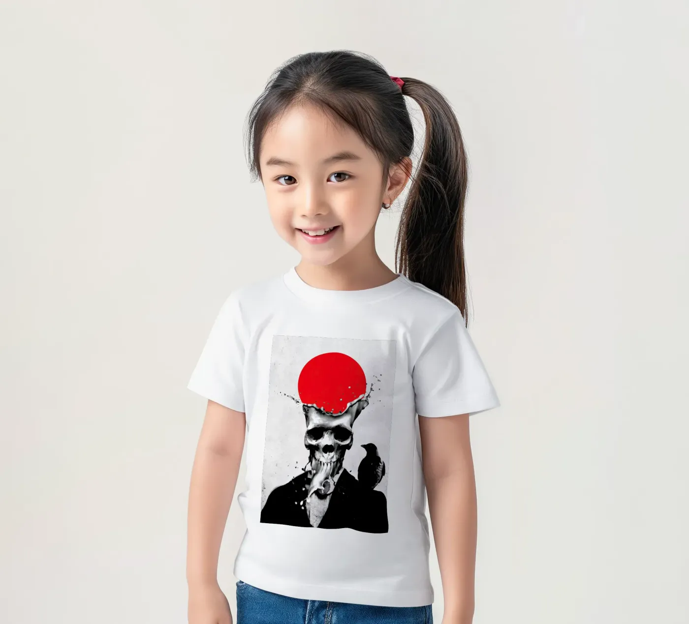 Splash Skull t-shirt bambini da Ali Gulec