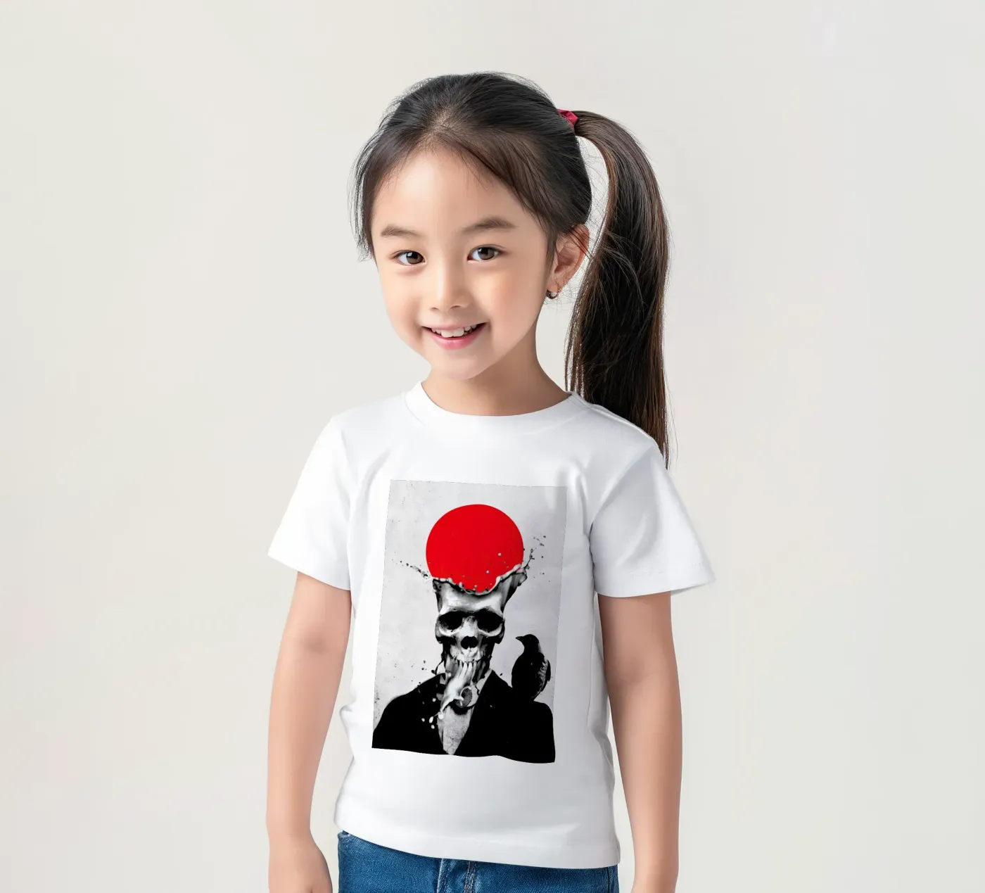 Splash Skull t-shirt bambini da Ali Gulec