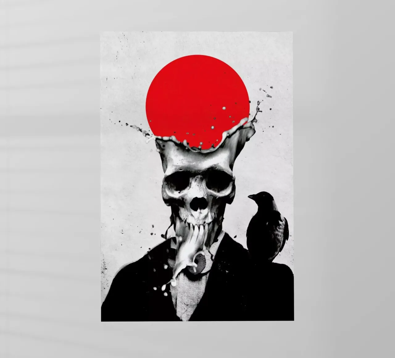 Splash Skull pellicola backlit da Ali Gulec