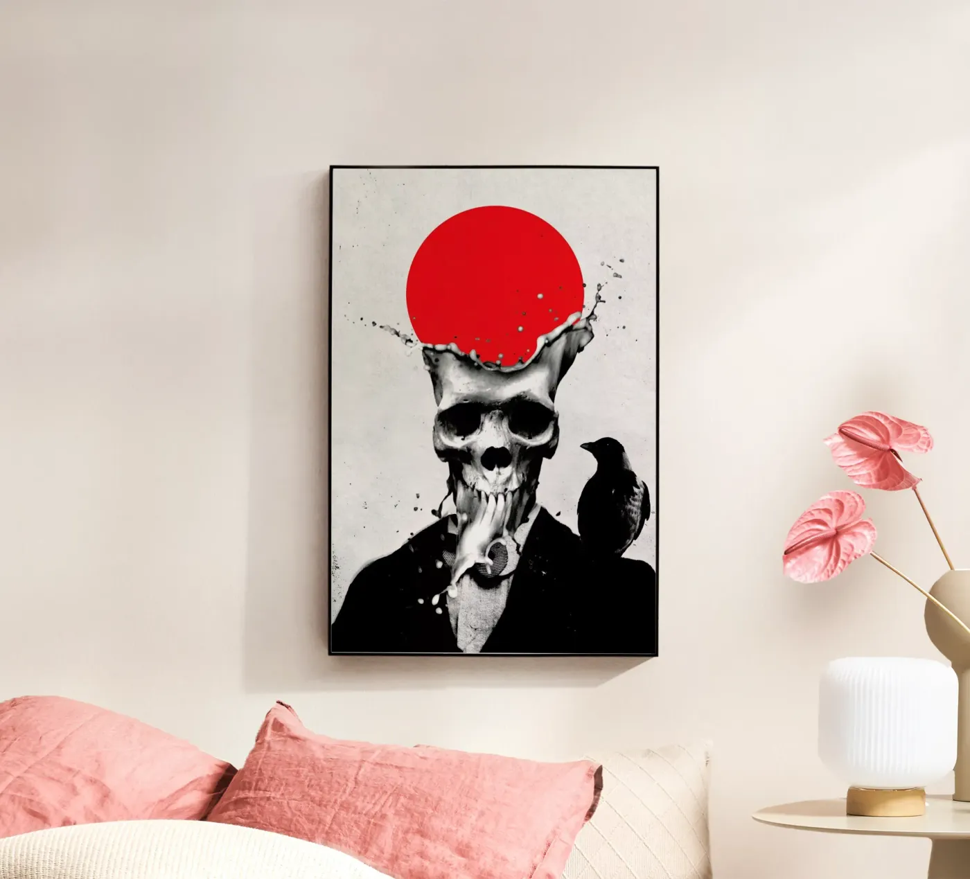 Splash Skull plexiglass da Ali Gulec