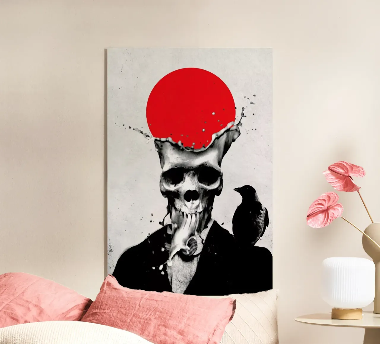 Splash Skull plexiglass da Ali Gulec