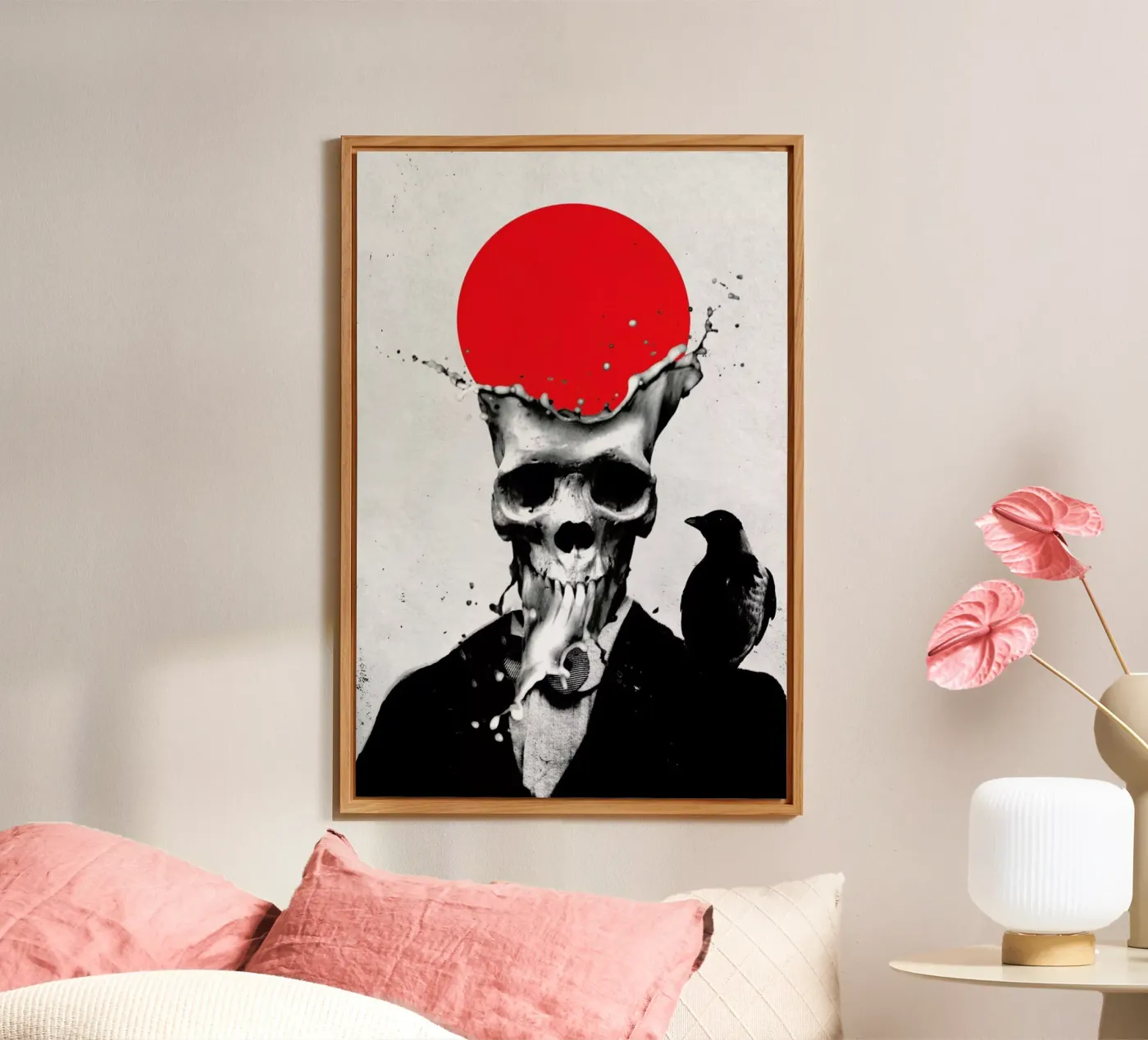 Splash Skull pannello forex da Ali Gulec