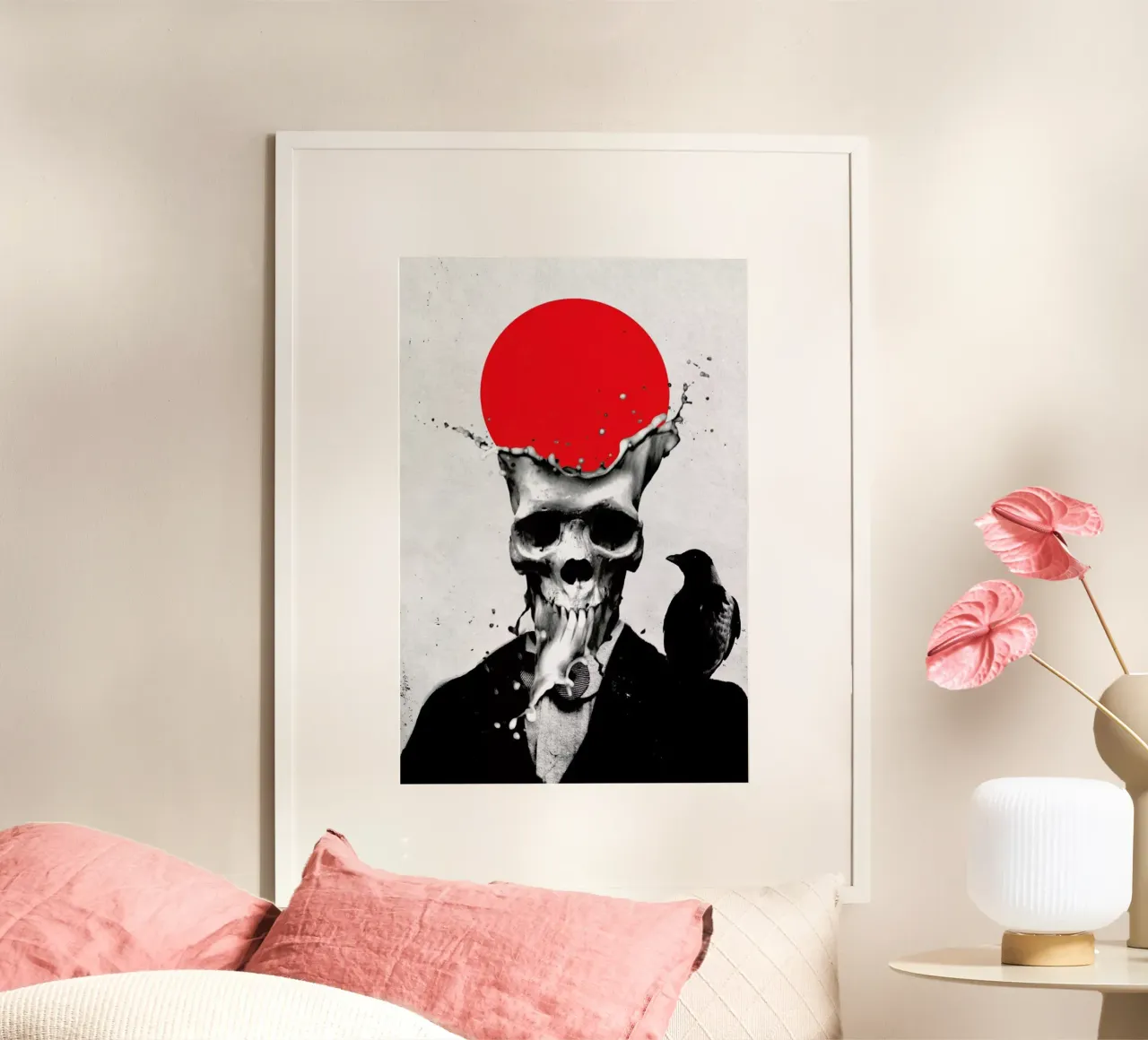 Splash Skull poster da Ali Gulec