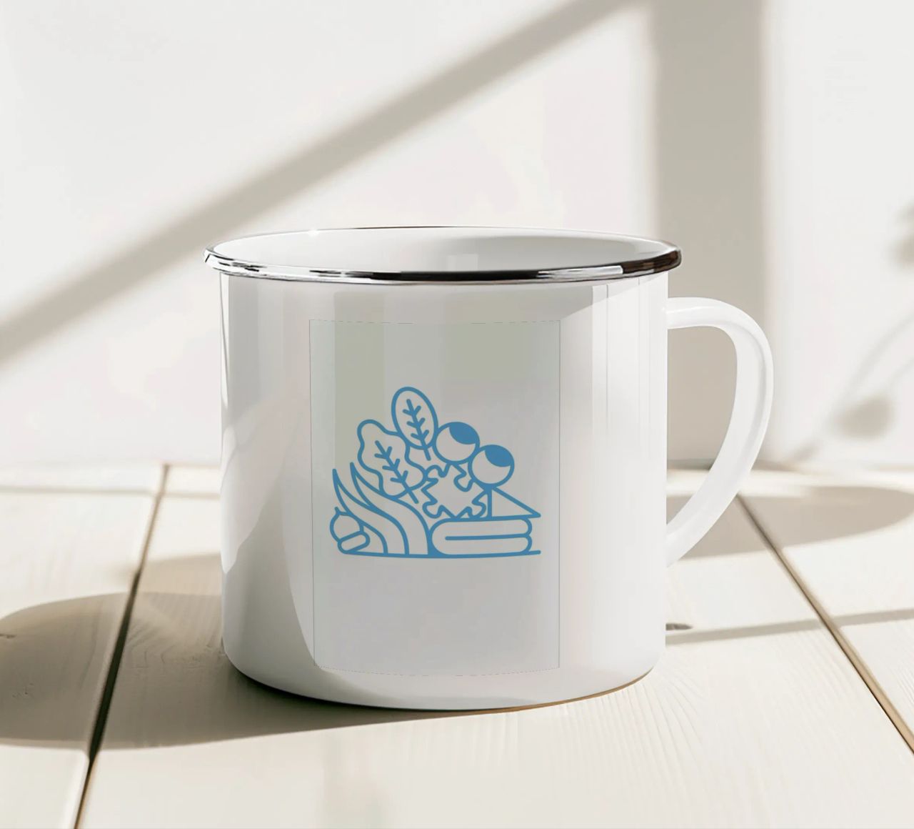 Nature Person tazza in smalto da Tyler Dale