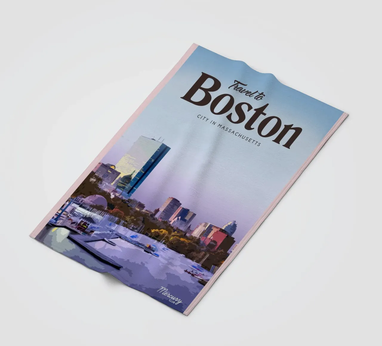 Viaggio a Boston coperta in pile da Mercury Club