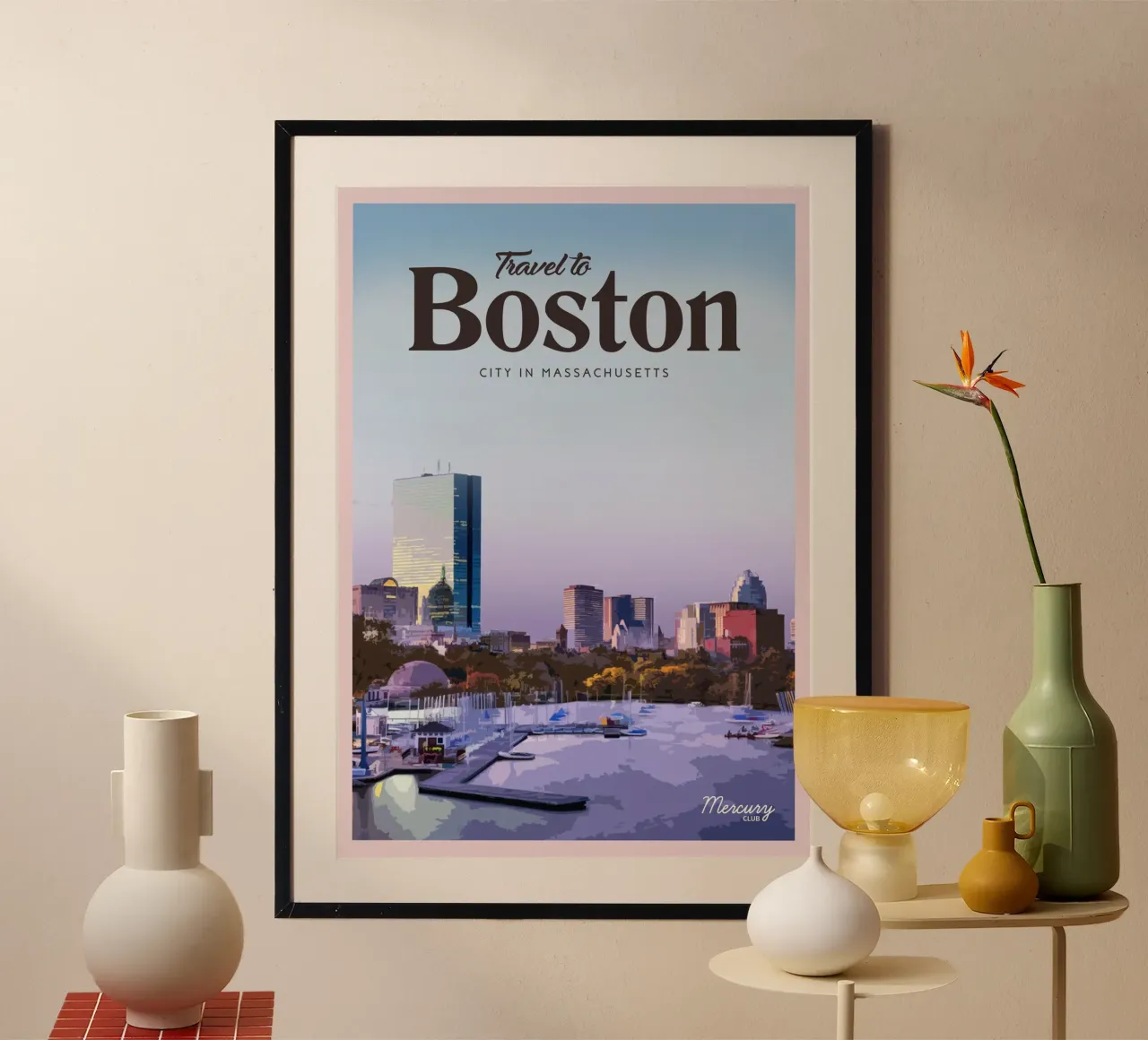 Viaggio a Boston carta hahnemühle da Mercury Club