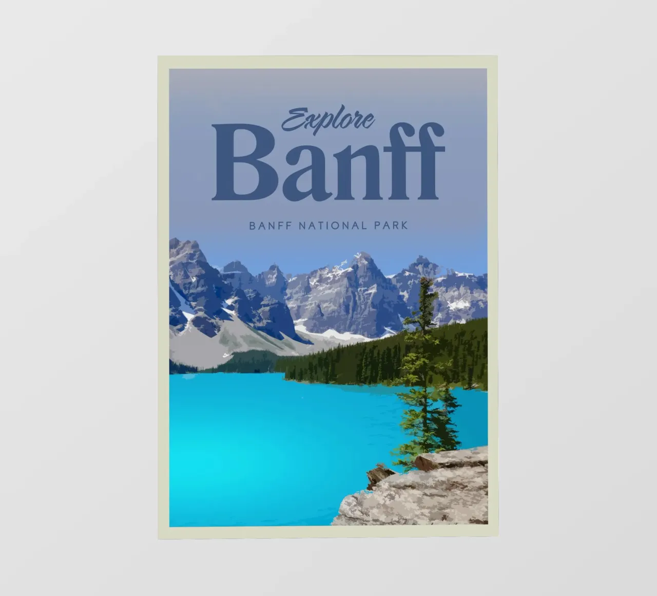 Viaggio a Banff telo in pvc da Mercury Club