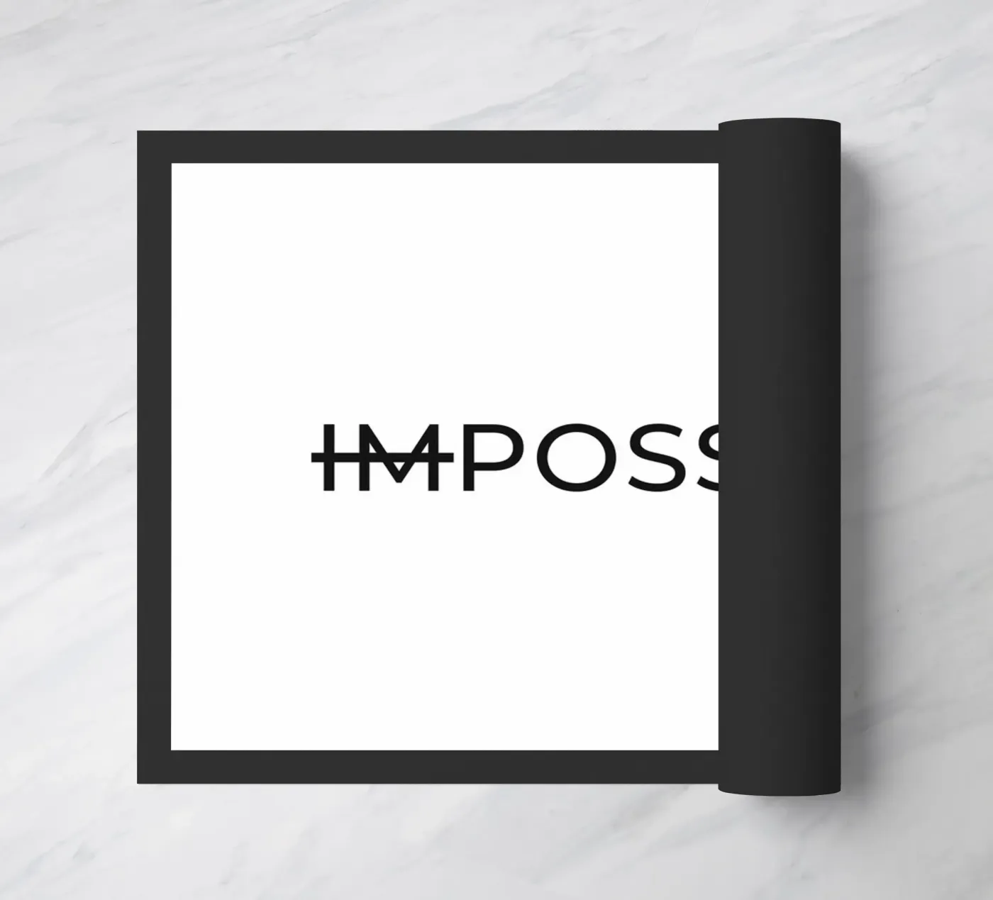 Possible Text Fußmatte von Paigaam Studio