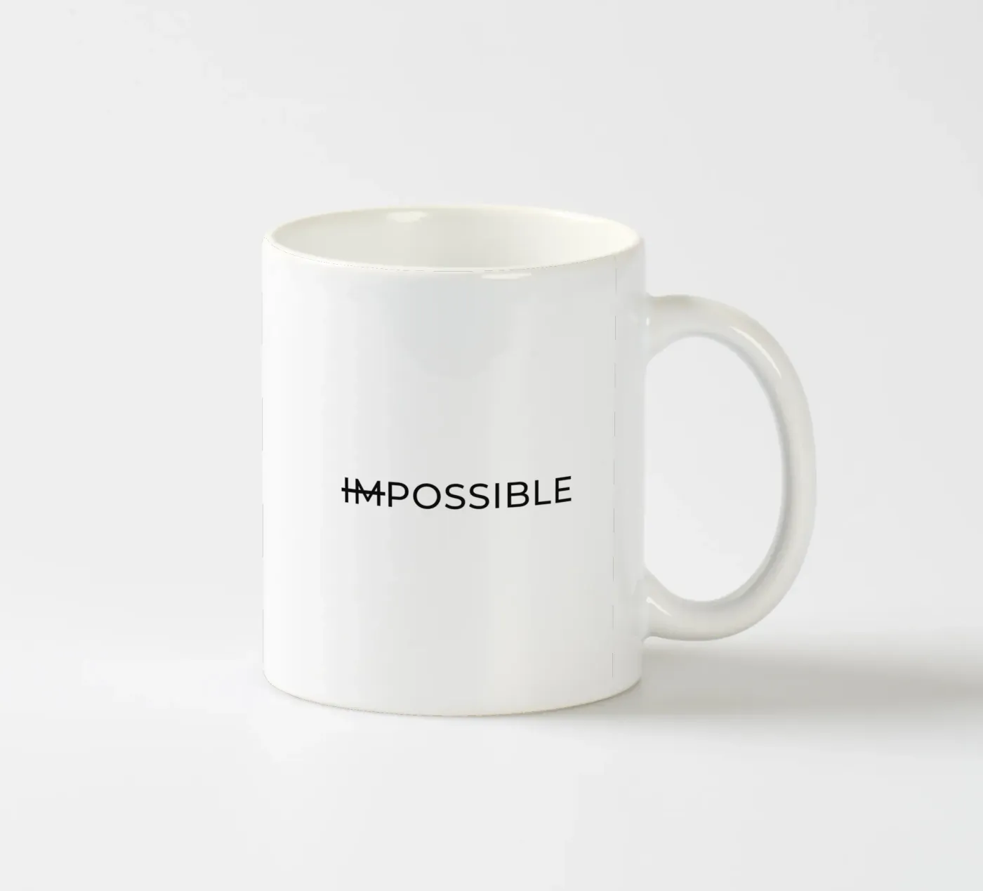 Possible Text ceramic mug by Paigaam Studio
