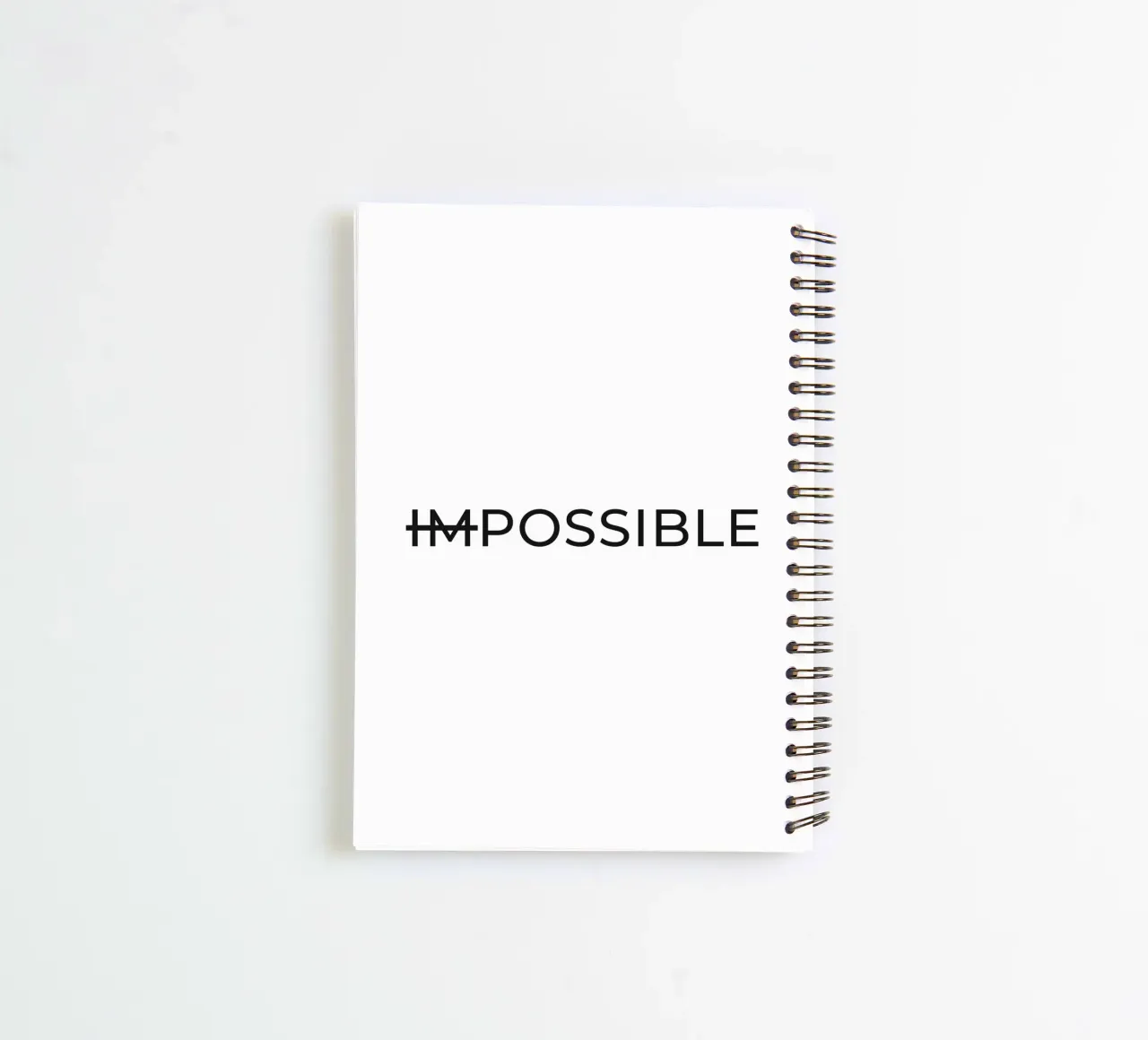 Possible Text spiral notebook by Paigaam Studio