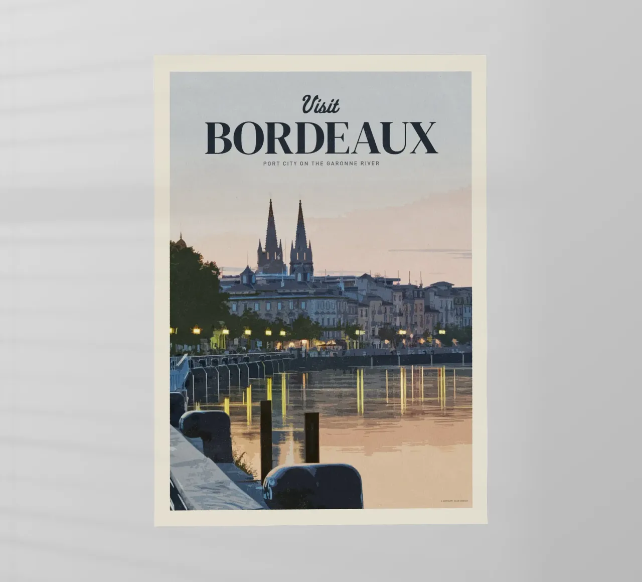 Viaggio a Bordeaux pellicola backlit da Mercury Club