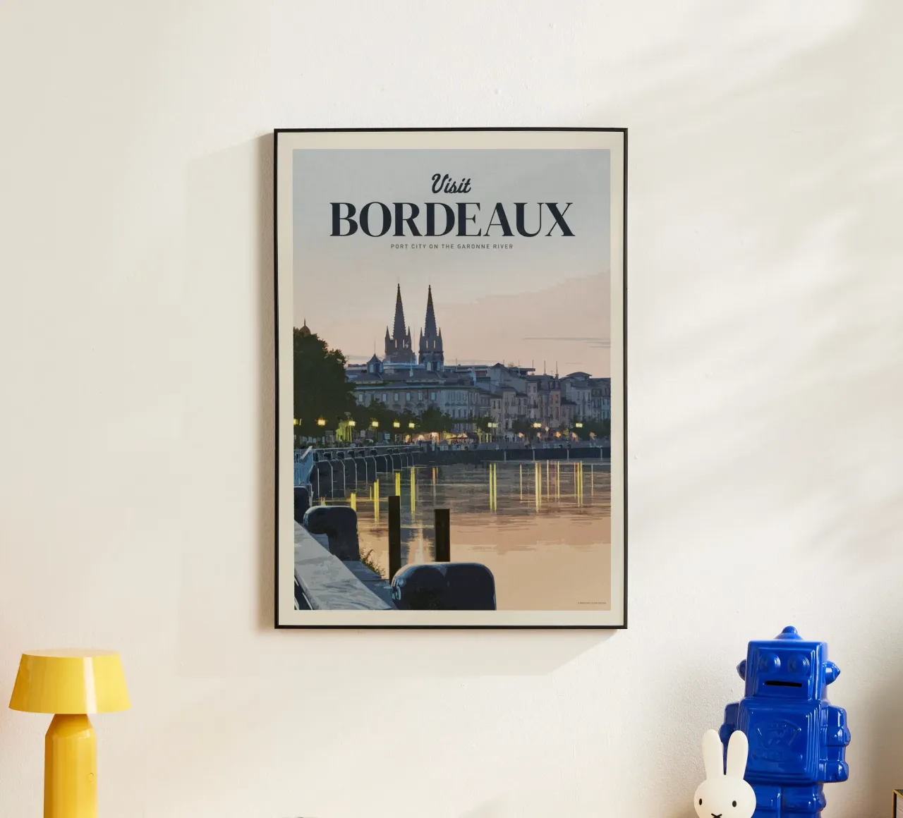 Travel to Bordeaux alu-dibond by Mercury Club